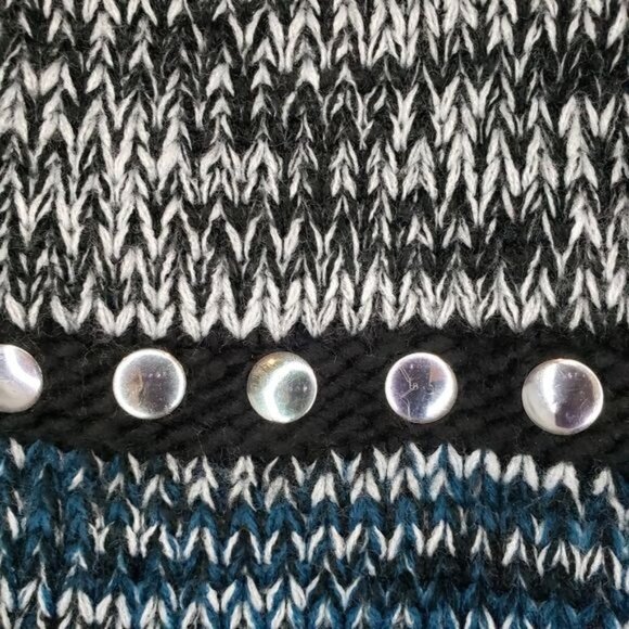 Michael Kors stripe stud embellished fringe scarf‎ - Picture 5 of 9